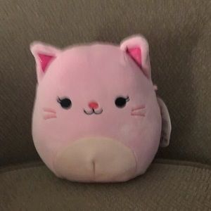 Squishmallows 7” NWTs Celenia Pink Cat